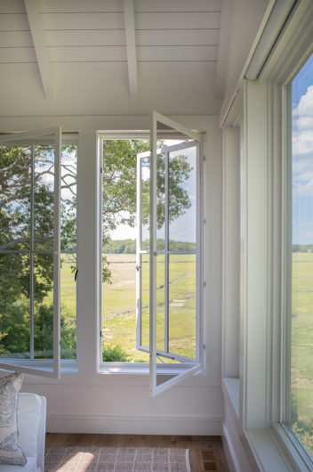 windows overlooking duxbury salt marsh by hutker architects