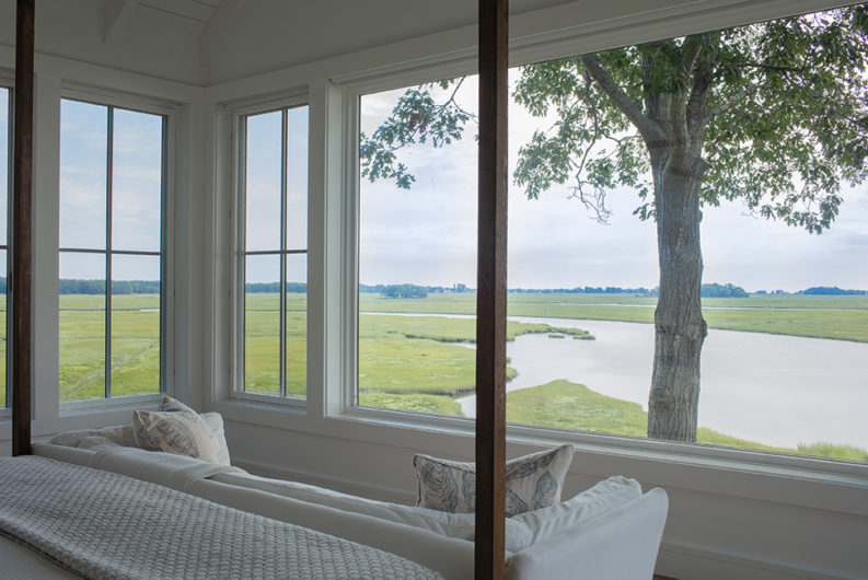 bedroom view site orientation by hutker architects
